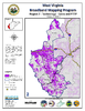 thumbnail image of broadband coverage map in region 2 of the state, cable and fiber technology