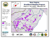 thumbnail image of broadband coverage map in region 4 of the state, cable and fiber technology