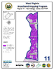 thumbnail image of broadband coverage map in region 11 of the state, cable and fiber technology
