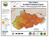 thumbnail image of broadband coverage map in the state, maximum download speed, wireless