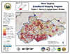 thumbnail image of broadband coverage map in the state, maximum upload speed, wireline