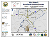 thumbnail image of broadband coverage map in the state, areas with no coverage