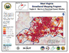 thumbnail image of broadband coverage map in the state, maximum download speed, wireline