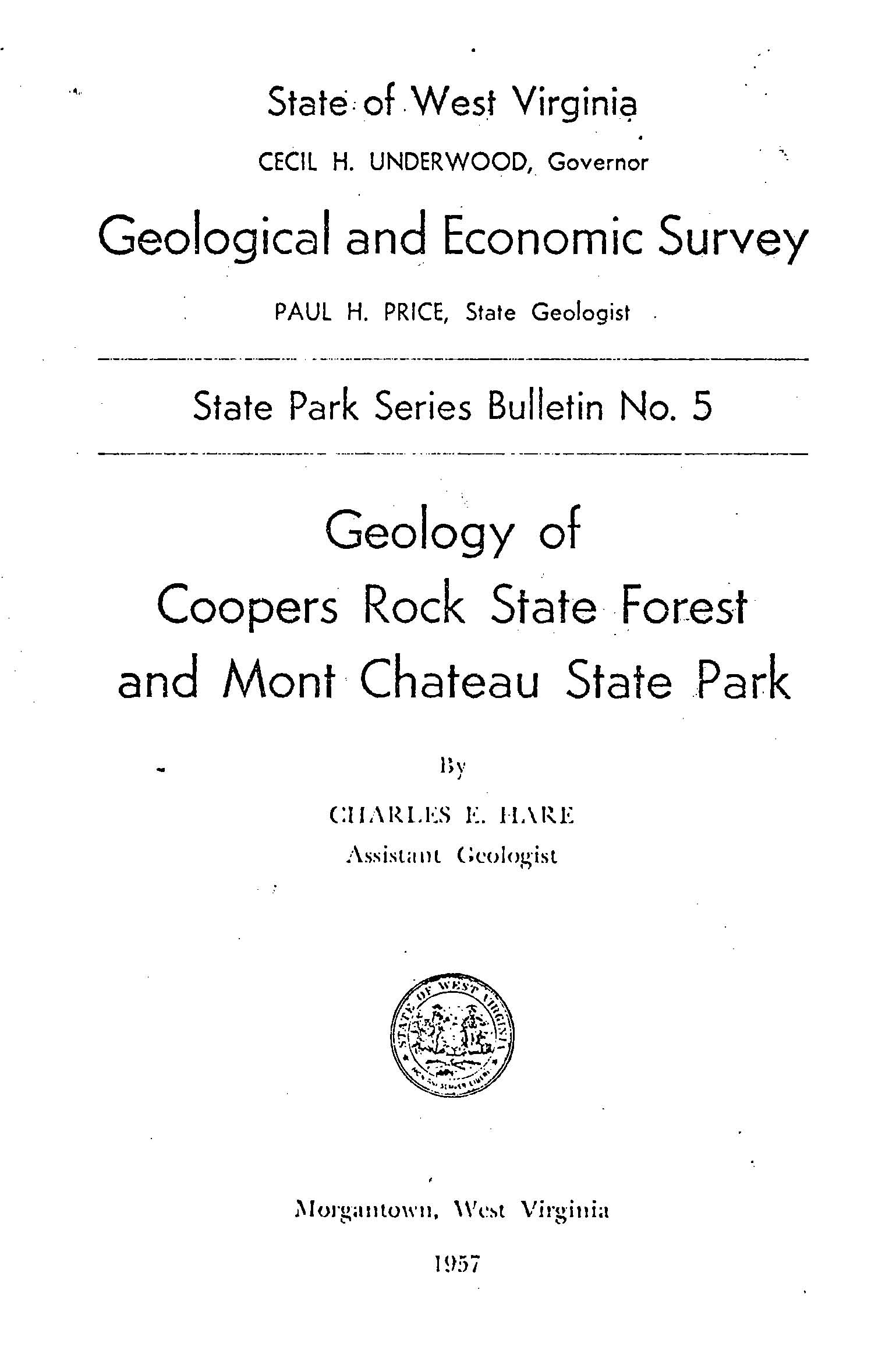 Geology of Hawks Nest