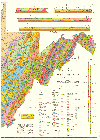 Geologic Map of West Virginia, east map
