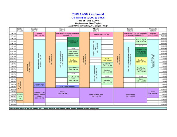 AASG08 Draft Program Grid