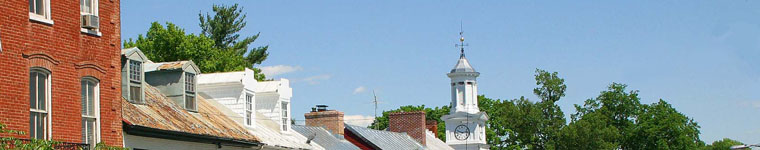 view of downtown Shepherdstown, WV