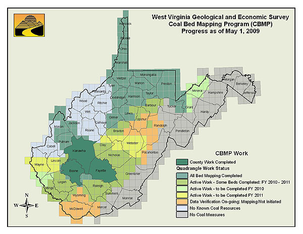 CBMP Mapping Work Status Map - small version