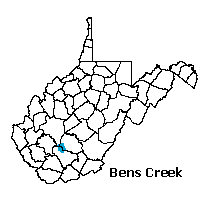 Bens Creek map page