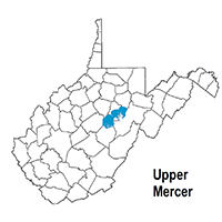 Upper Mercer map page