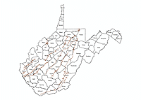 Image of WV Onondaga Folds or Axis