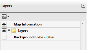 image of unexpanded layers folder on menu of the geo-enabled layered pdf image of unexpanded layers folder on menu of the geo-enabled layered pdf