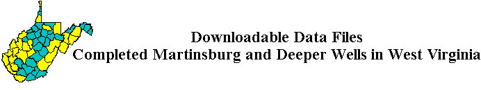Downloadable Data Files, 
Martinsburg Wells