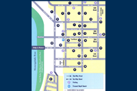 small image of the linked downtown Morgantown map