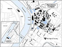 small image of the linked WVU Downtown campus map