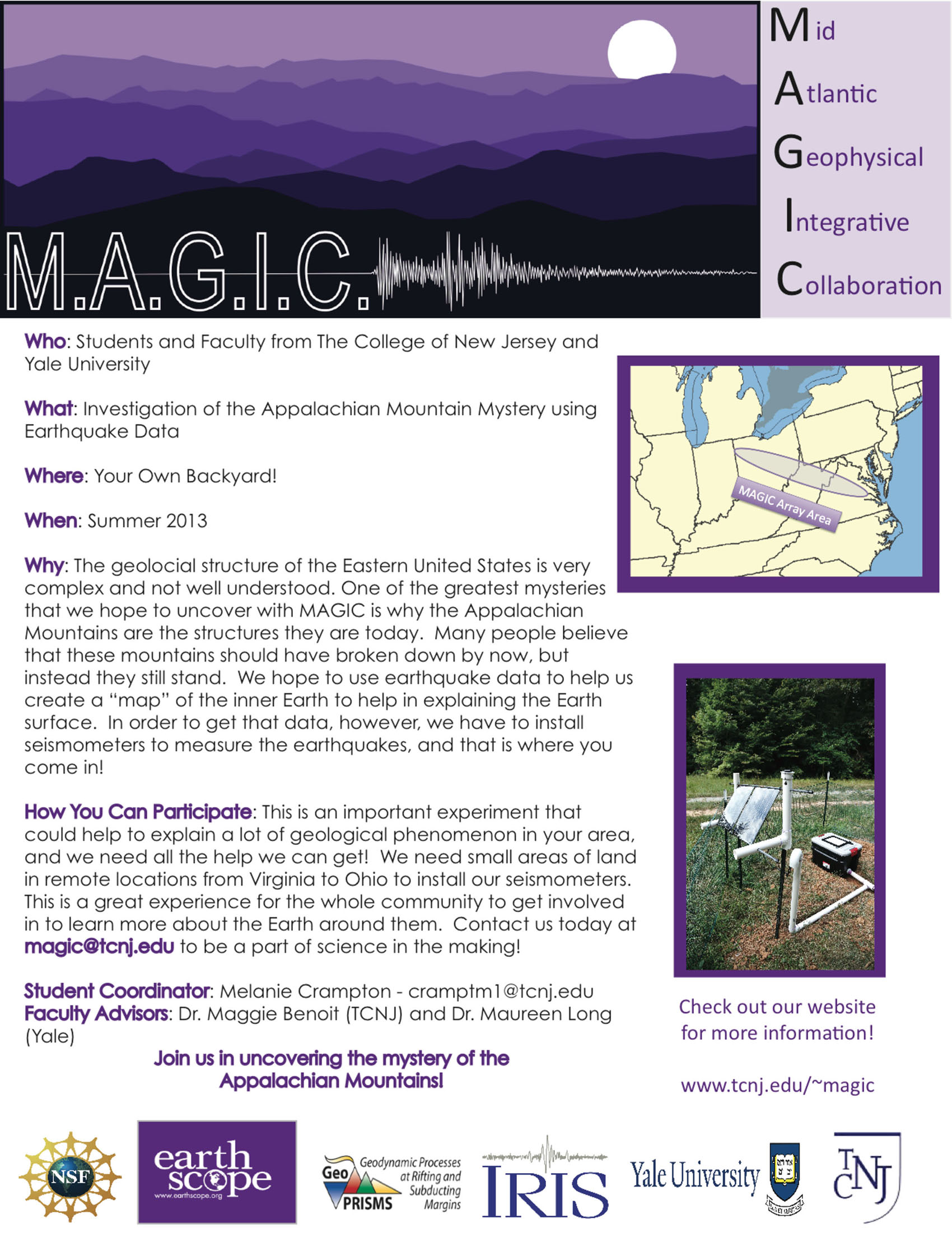 Information for MAGIC Volunteers