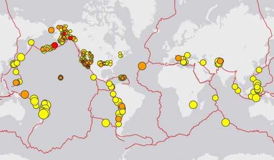 plates and quakes image