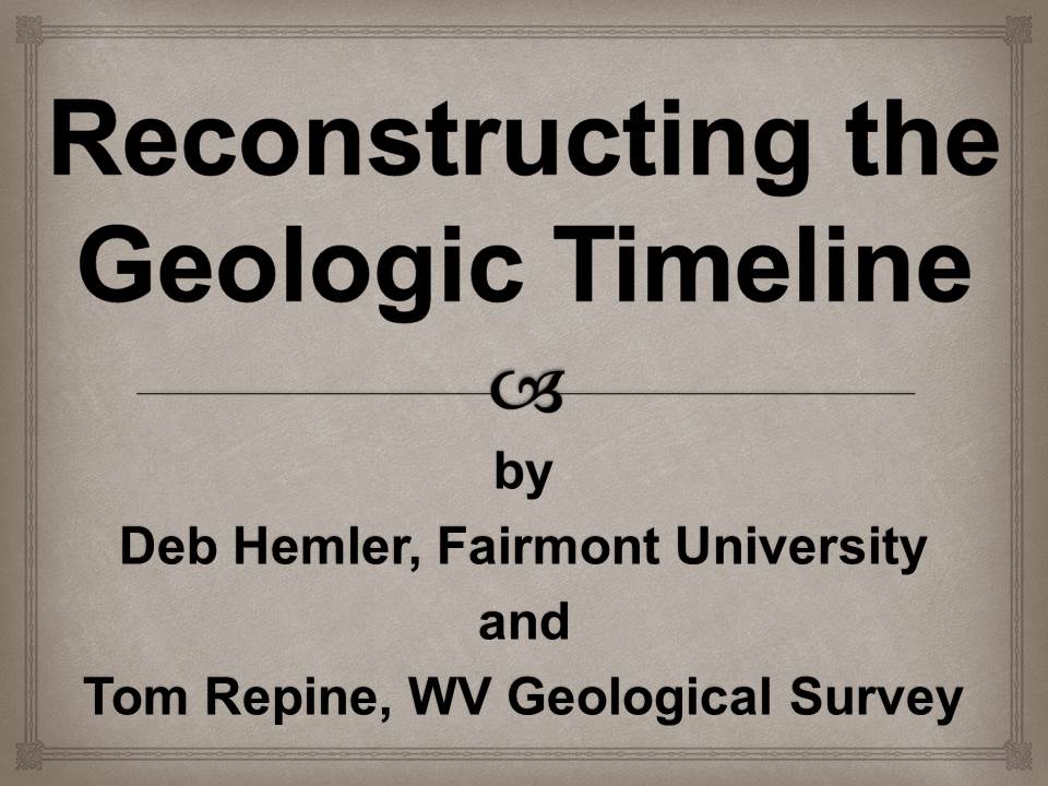 Reconstructing the Geologic Timeline