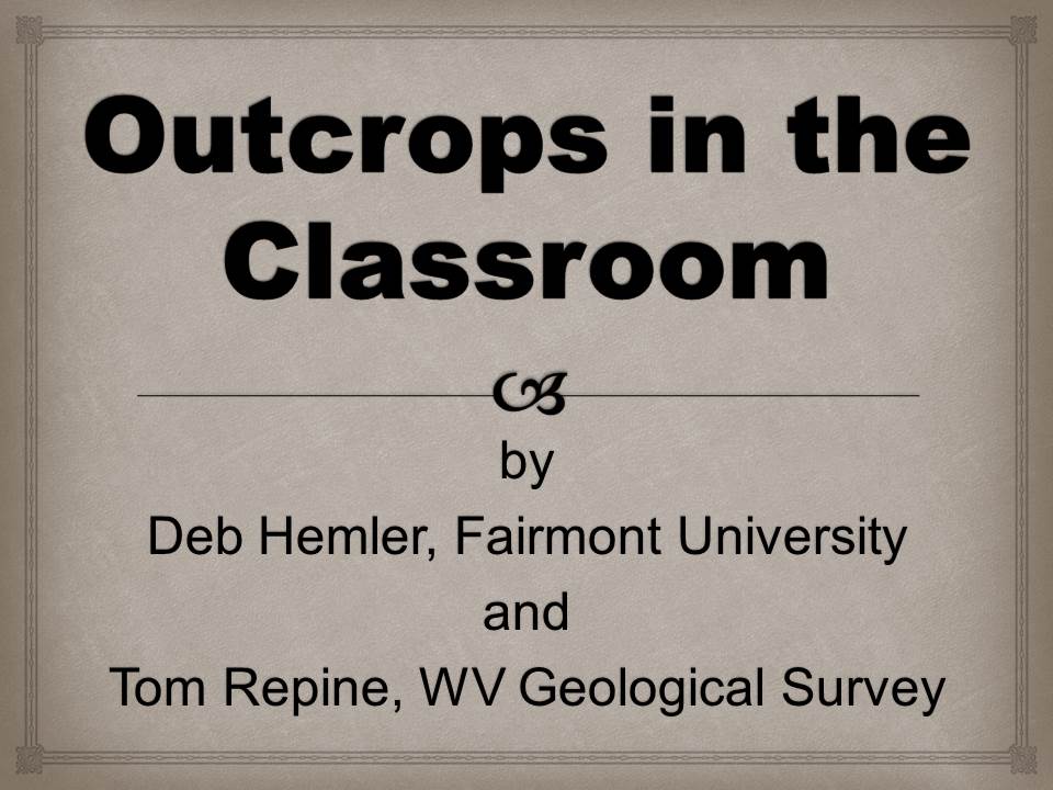 Outcrops in the Classroom