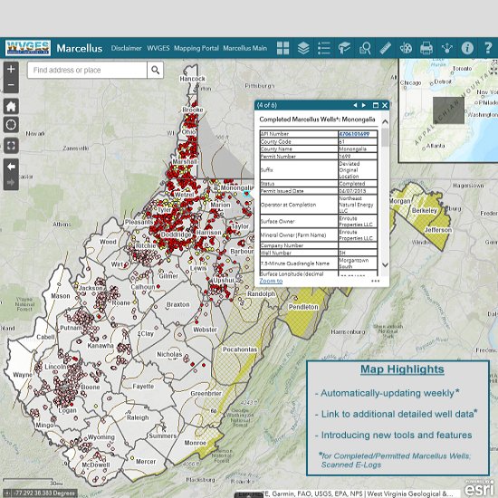 Marcellus Interactive Map