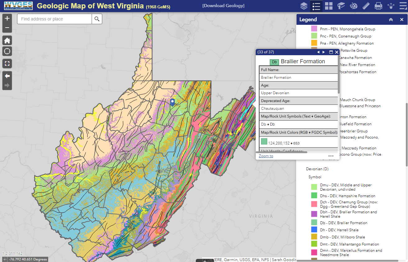 geologic map