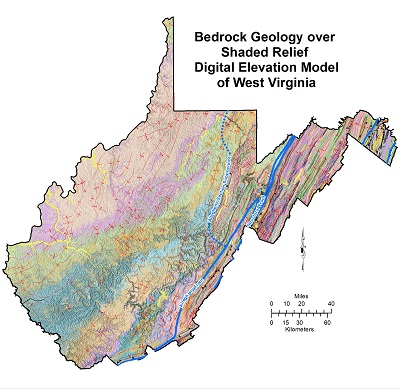 WV geologic map