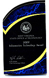 image of the 2009 WV OIT Technology Award