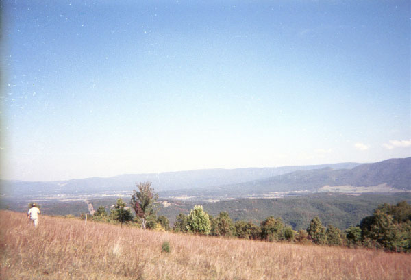 View to the northeast towards Moorefield from top of Ours Mountain (Welton anticline).