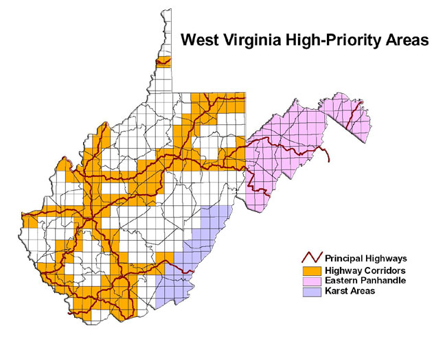 WV High-Priority Areas
