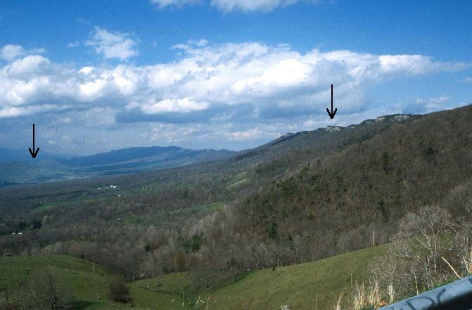 View North into Germany Valley from US 33