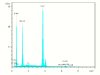 FIGURE A3-7 D. EDS spectra of nonplanar (saddle) dolomite shown in Figure A3-7C.