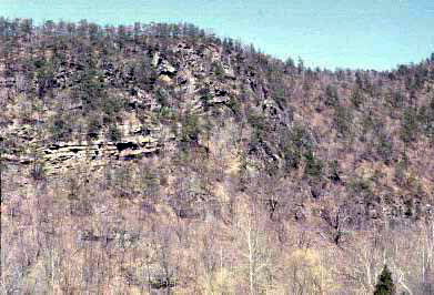 Northward View of Backthrust at Big Bend